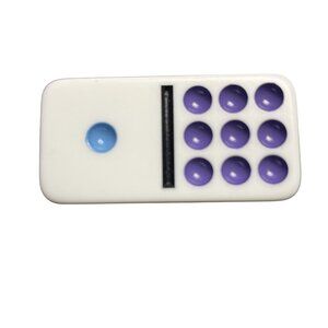 Double Twelve Dominoes Replacement Tile 1 9 Color Dot mq